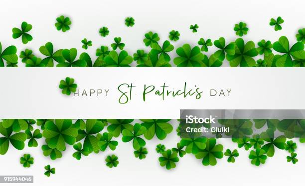 Happy Saint Patricks Day Background Vector Illustration Stock Illustration - Download Image Now