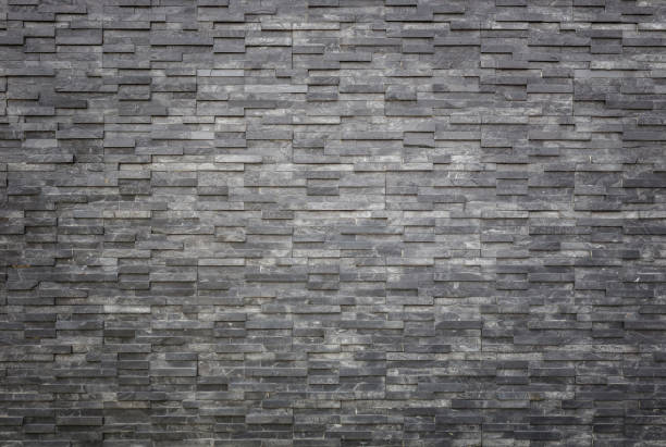 istock Black slate wall texture and background. Interior or exterior decoration 915966742