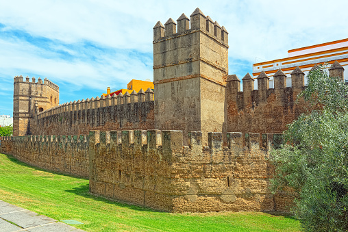 Wall of Seville (Muralla almohade de Sevilla) are a series of defensive walls surrounding the Old Town of Seville. The city has been surrounded by walls since the Roman period.