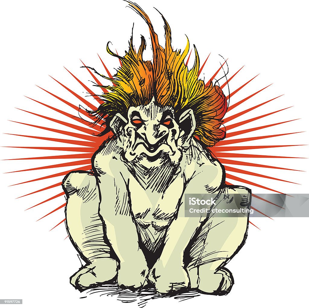 Troll monster  Troll - Fictional Character stock illustration