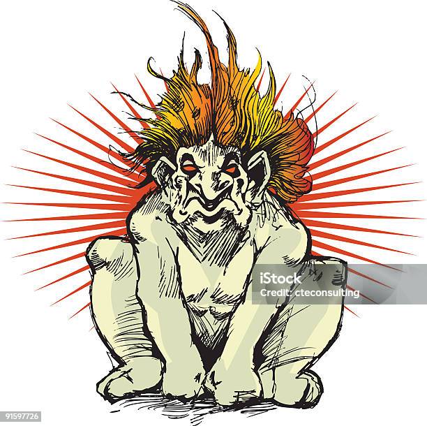 Troll Monster Stock Illustration - Download Image Now - Troll - Fictional Character, Animal, Asia