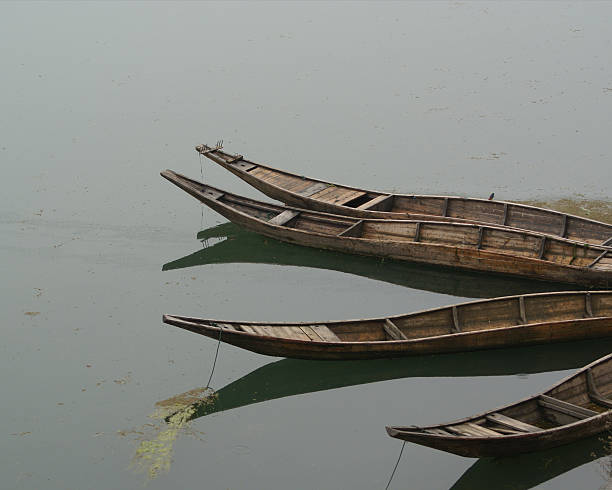 Barque chinois Rowboats, Tunxi, Chine - Photo
