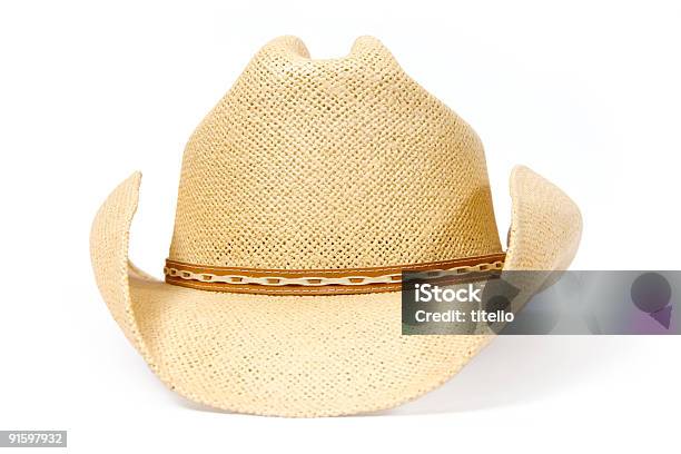 Sombrero Foto de stock y más banco de imágenes de Sombrero de vaquero - Sombrero de vaquero, Fondo blanco, Recortable