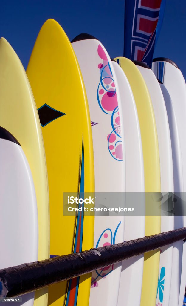 surfboards  Beach Stock Photo