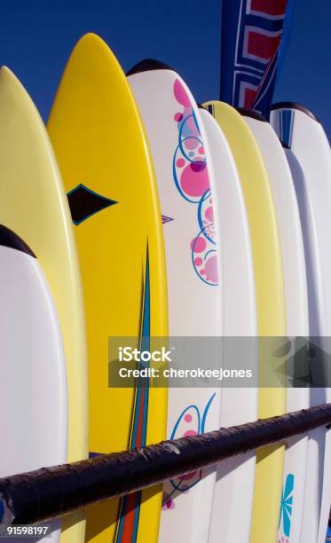 Surfboards Stock Photo - Download Image Now - Beach, Breaking Wave, Color Image