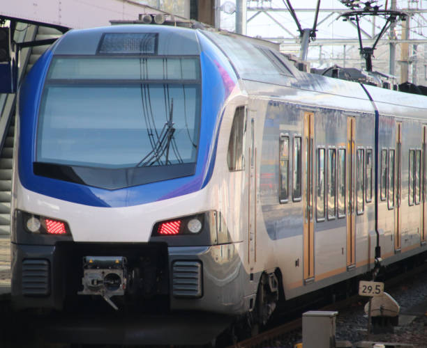 istock train type SNG of Dutch railways is waiting on Dordrecht central station 915988198