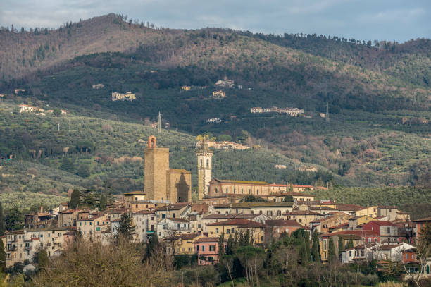 istock Leonardo da Vinci's town in Tuscany Italy 915988980