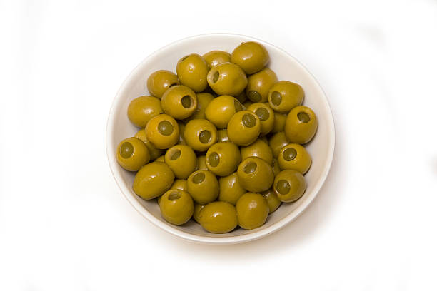 istock Stuffed olives in a bowl. 91598899