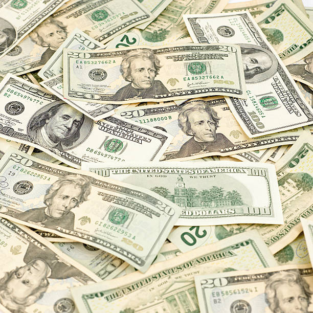 istock Lot of Dollar Bills 91599576