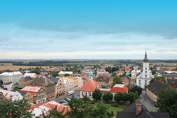 istock czech small city named Javornik 91599841