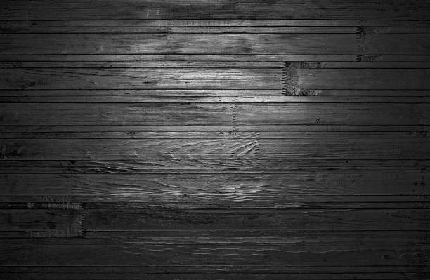 istock Black background, wooden background, wood texture, copy space 915999296