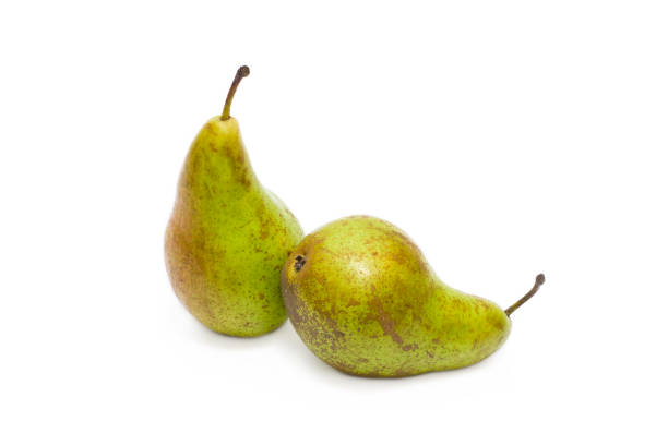 istock Pears on a white background. Composition of pears on a white background. Two pears on a white background 916000208