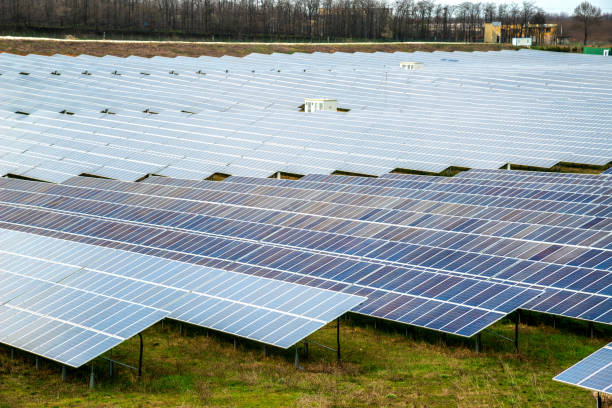 istock Solar panels, photovoltaics - alternative electricity source 916000348