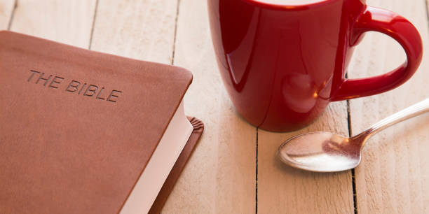 istock Personal Bible Study with a Cup of Coffee 916008442