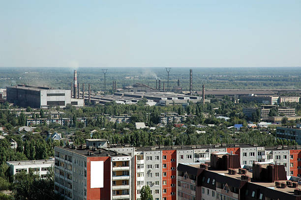 istock Russia. Volgograd. A kind on city from height. 91600996