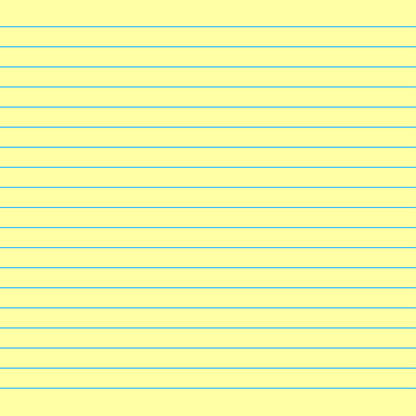 Yellow Lined Paper Stock Illustration - Download Image Now - Blank