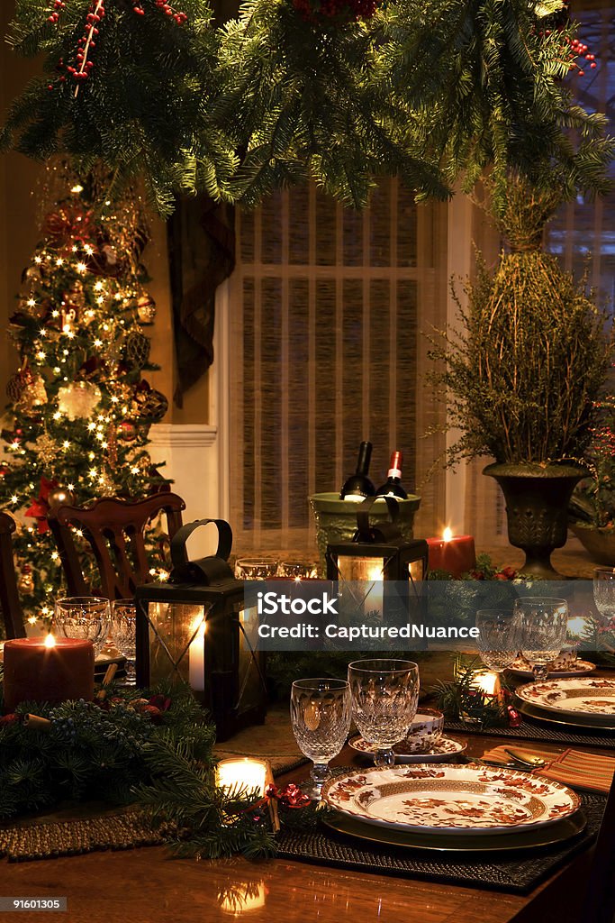 Ambiente para la cena - Foto de stock de Otoño libre de derechos