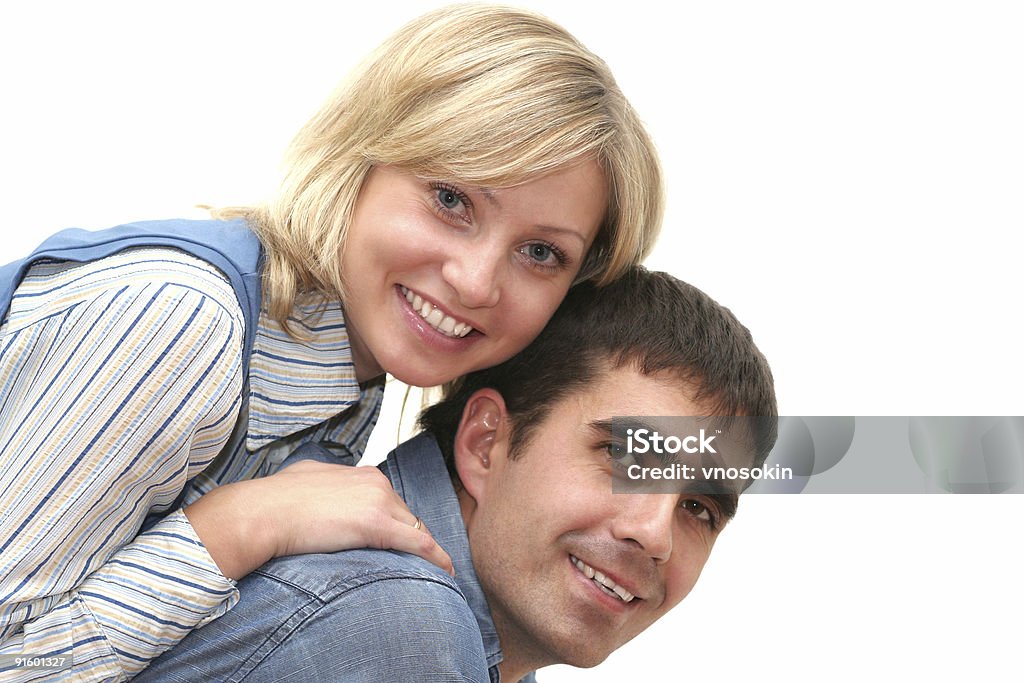 Casal Jovem tendo divertido - Royalty-free Adulto Foto de stock