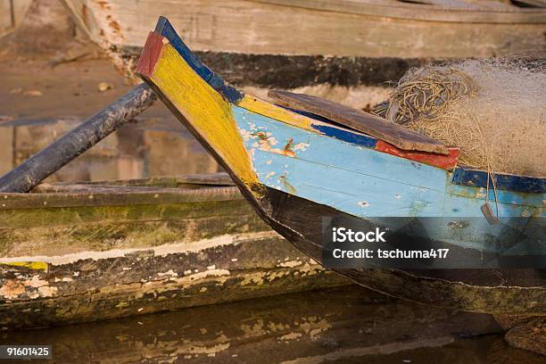 Canoes At Sunrise Stock Photo - Download Image Now - Africa, African Culture, Beach