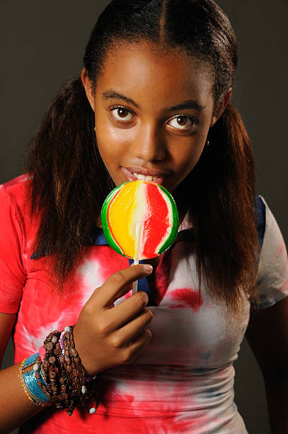 istock Girl with lollipop 91601431