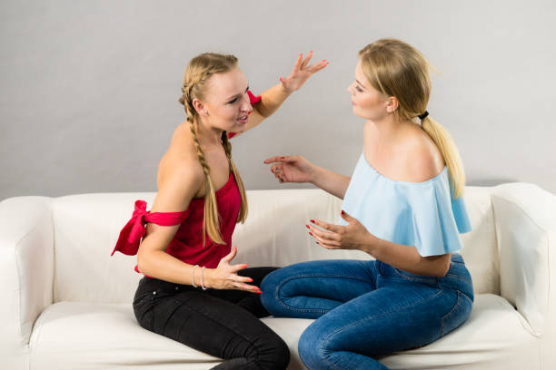 istock Two women having bad discussion 916015660