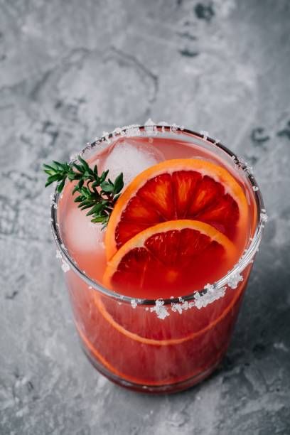 istock Blood Orange Elderflower Gin Cocktail 916015716