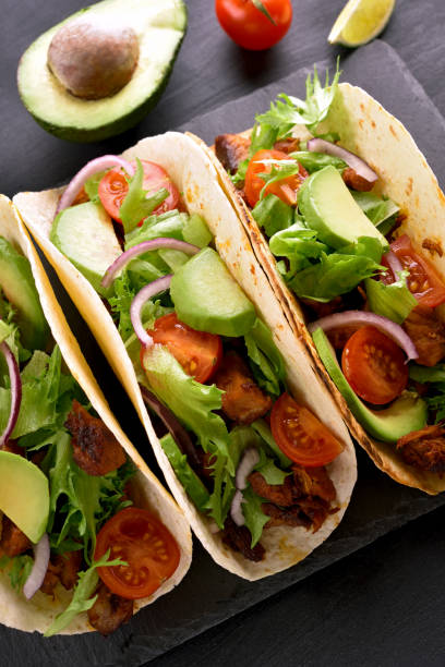istock Tacos with meat and vegetables 916029116