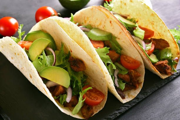 istock Tacos with meat and vegetables 916029130