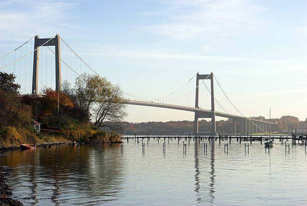 istock Suspension Bridge in Autumn Colors 91603218