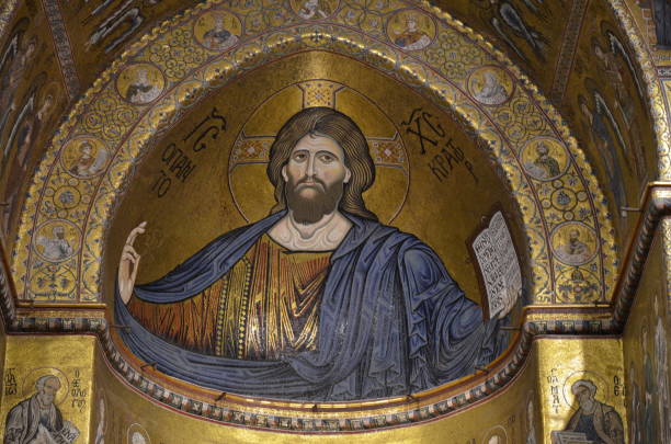 istock Interior of Duomo di Monreale, Sicily 916032992