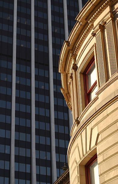 istock Portland Modern Office Building and Traditional Structure Juxtaposed 91603569