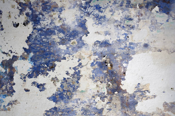 istock Beautiful Abstract Grunge Decorative Navy Blue White Wall Background. 916036532