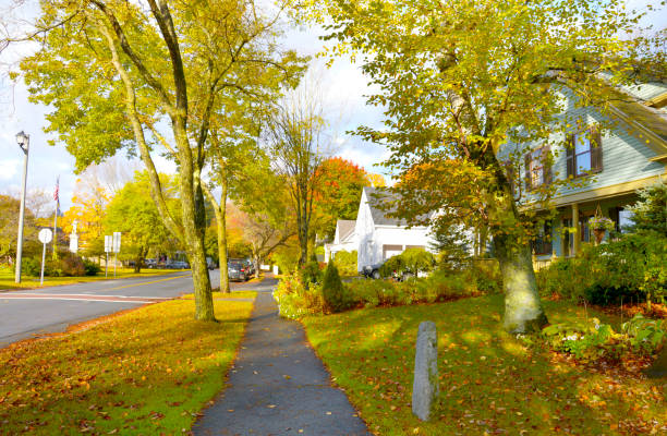 istock Homes in a village, Vermont. 916038878