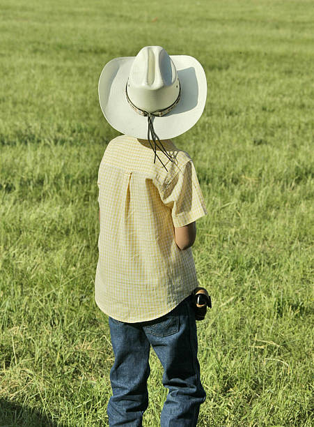 Young Cowboy stock photo