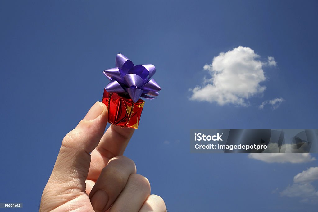 San Valentino regalo e celeste - Foto stock royalty-free di Accudire