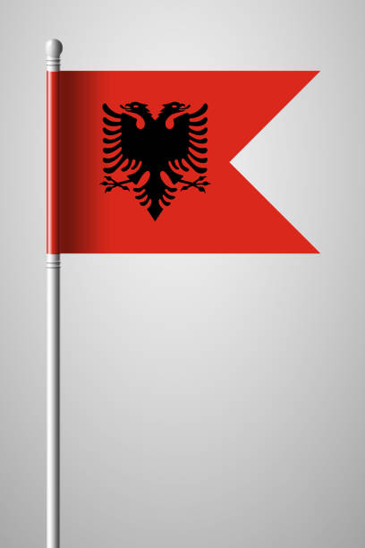 10+ Bandiera Albania Stock Illustrations, Royalty-Free Vector Graphics &  Clip Art - iStock