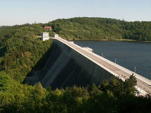 istock Rappbode Dam in the Harz Mountains, Germany's highest dam 91604902
