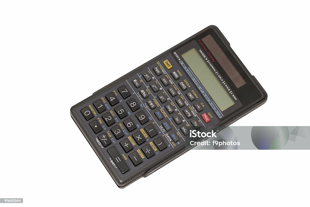 Engenharia calculadora isolado - Foto de stock de Calculadora royalty-free