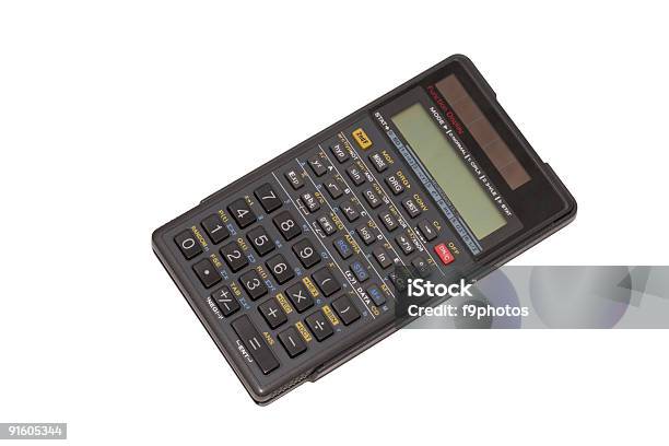 Foto de Engenharia Calculadora Isolado e mais fotos de stock de Calculadora - Calculadora, Calcular, Ciência