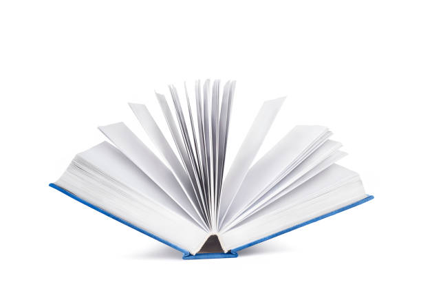 istock Open book with clean pages isolated on white background 916063968