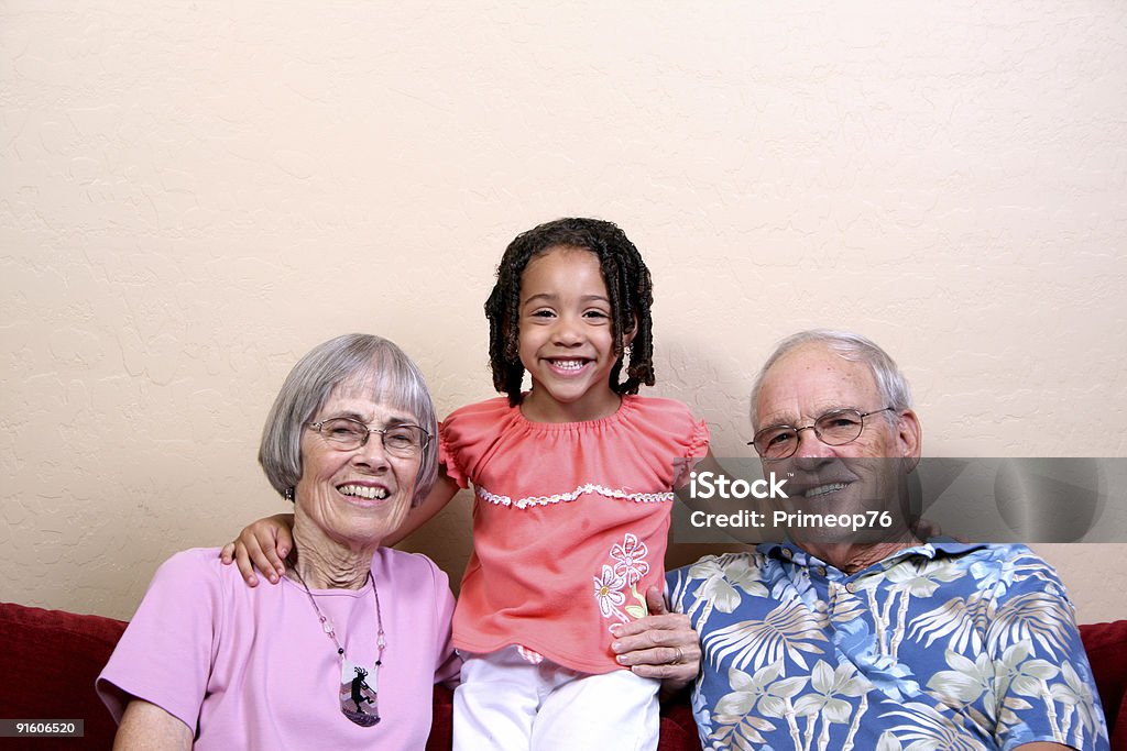 かわいい、祖父母 - アフリカ系アメリカ人のロイヤリティフリーストックフォト