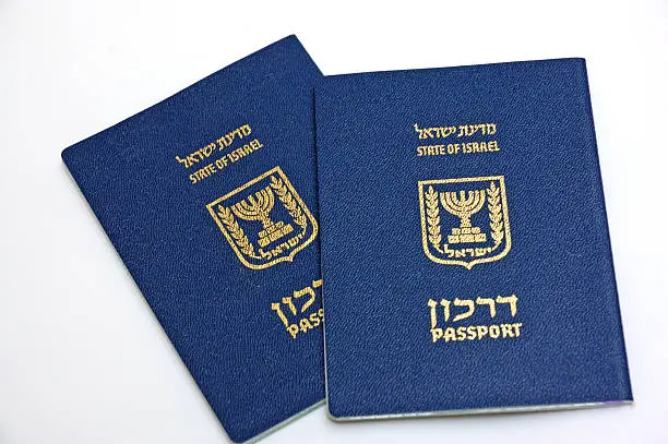 Photo of Passports of  Israel citizen