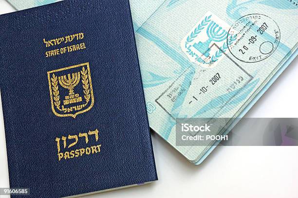 Foto de Passaporte De Cidadão Do De Israel e mais fotos de stock de Israel - Israel, Passaporte, Visto de passaporte