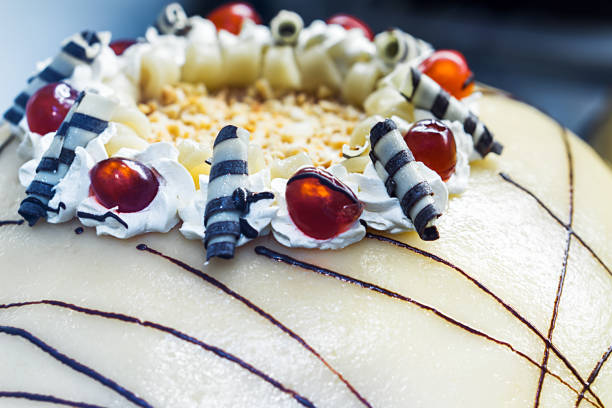 pastel  - marzipan fruit celebration dessert fotografías e imágenes de stock