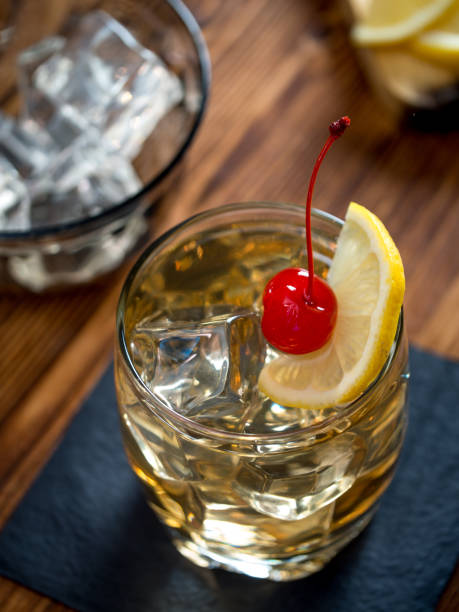 istock Glass of whiskey sour cocktail 916068988