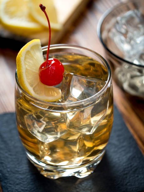 istock Glass of whiskey sour cocktail 916069036