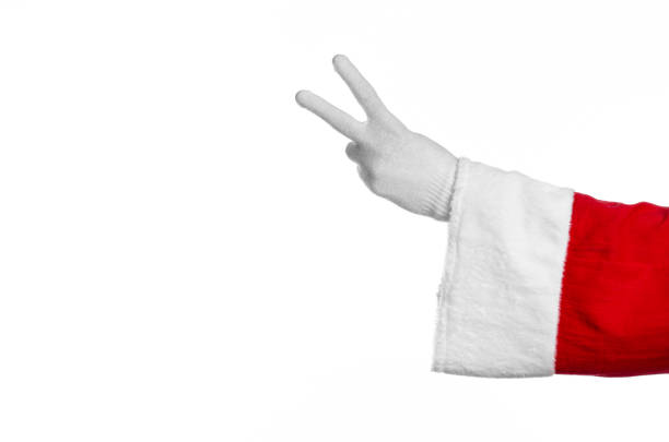A female hold a sand timer isolated white at the studio. Copy Space.