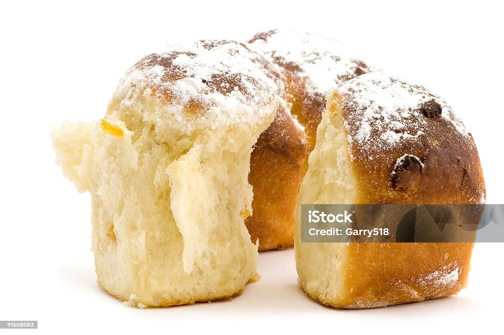 bun en blanco - Foto de stock de Alimento libre de derechos