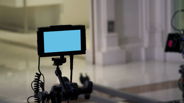 istock Behind video production digital view screen monitor 916088506