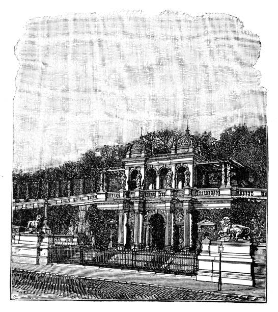 istock The Middle Part of the Varkert Castle Bazaar & Royal Gardens 916096940